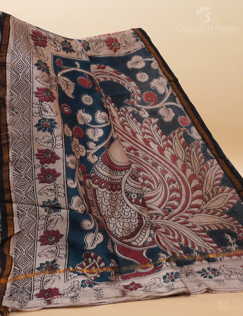 PURE CHANDERI KALAMKARI-KCS57