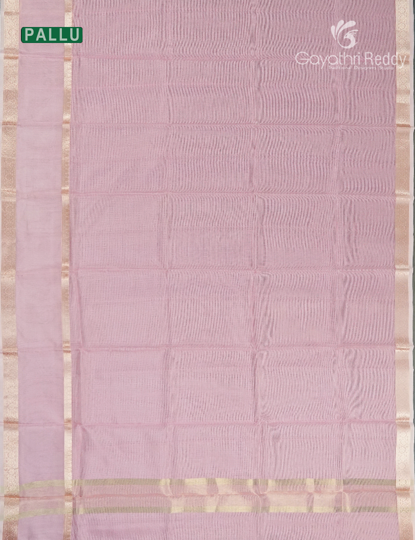 Kota Fancy Saree in Pastel Peach