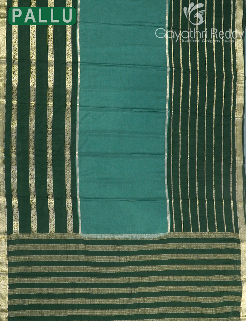 SEMI MYSORE CRAPE SAREE-SMC352