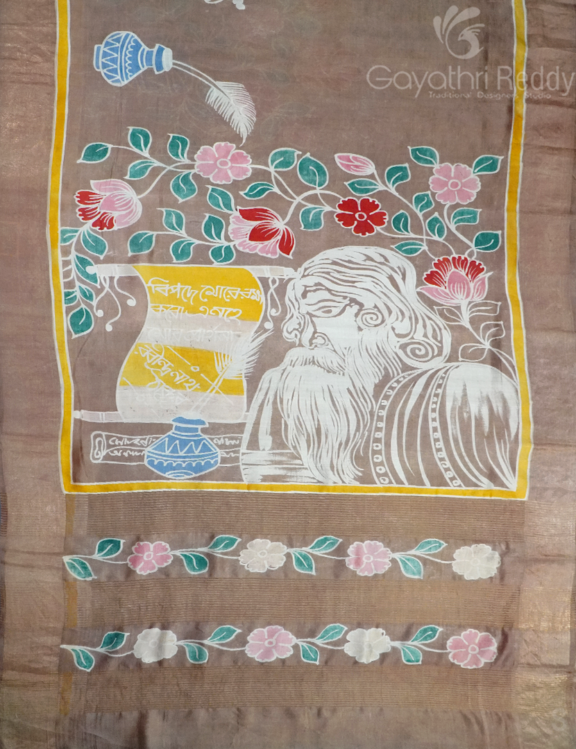 PURE DESI TUSSAR SILK-TS1508