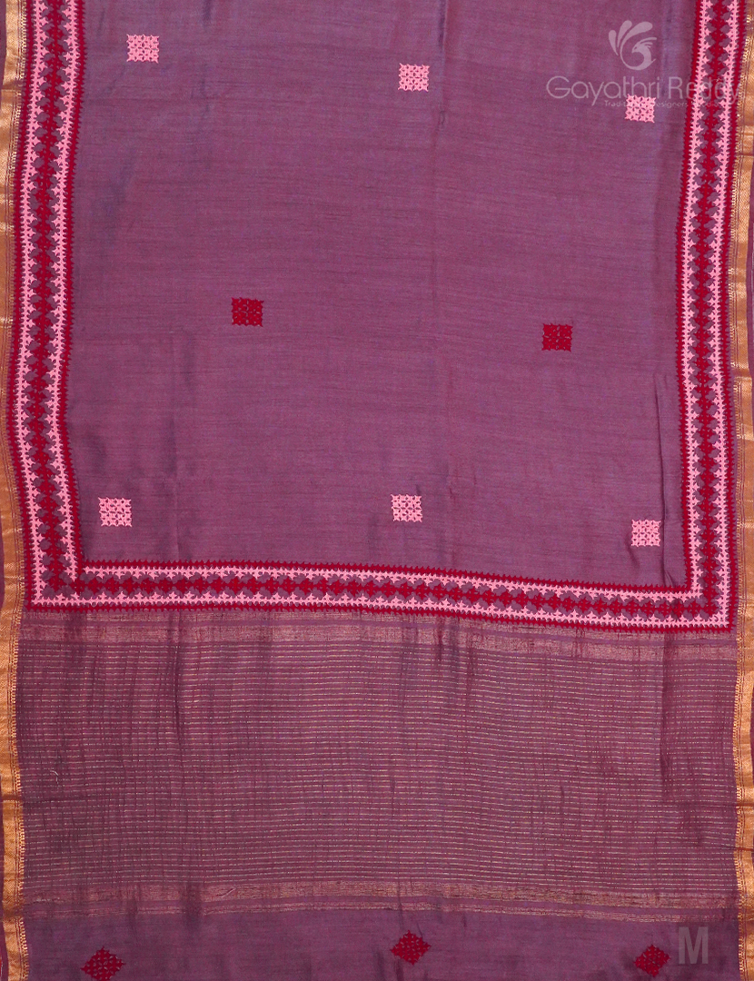 PURE DESI TUSSAR HAND WORK-TS1242