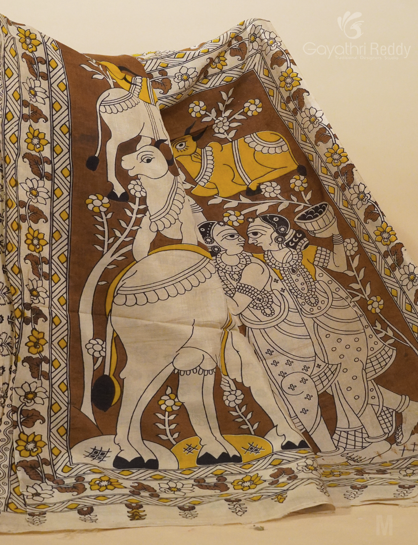 PURE KALAMKARI SILK-KKS46