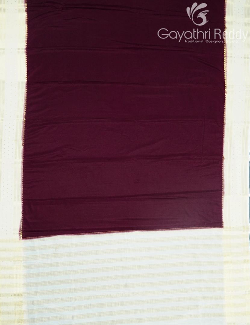 SEMI MYSORE CRAPE SAREE-SMC404