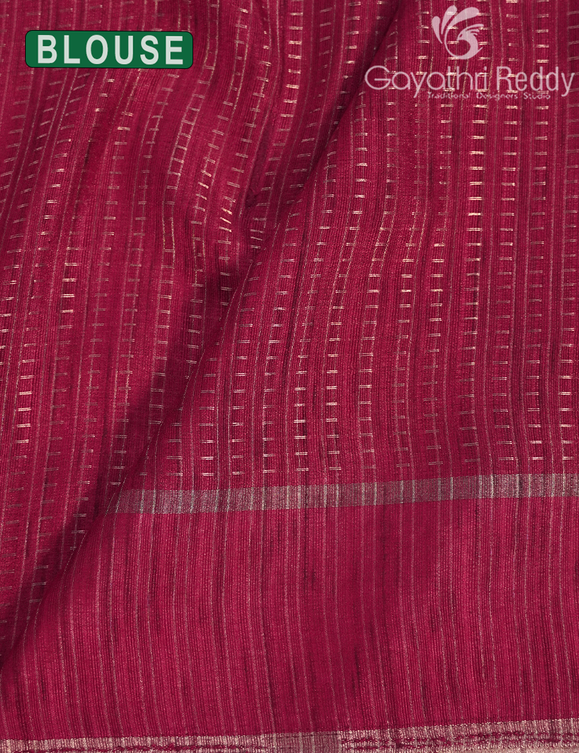 KHADI SILK WORK SAREE-KSW48