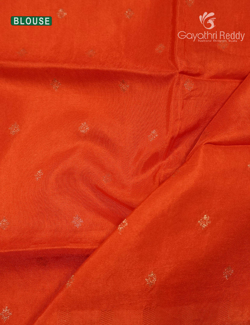 Semi Mysore Crepe Saree in Brown