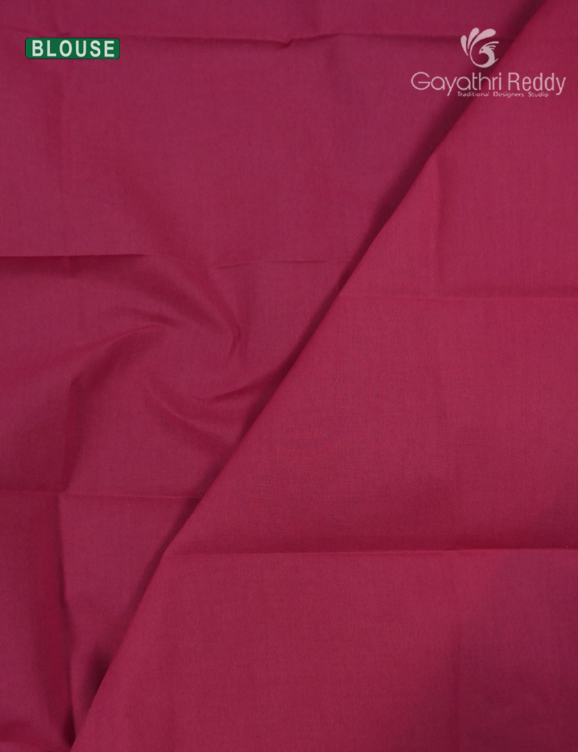 Premium Quality Cotton Kota Saree in Rani Pink
