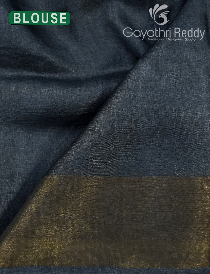 PURE DESI TUSSAR PRINTED SAREE-TS1572