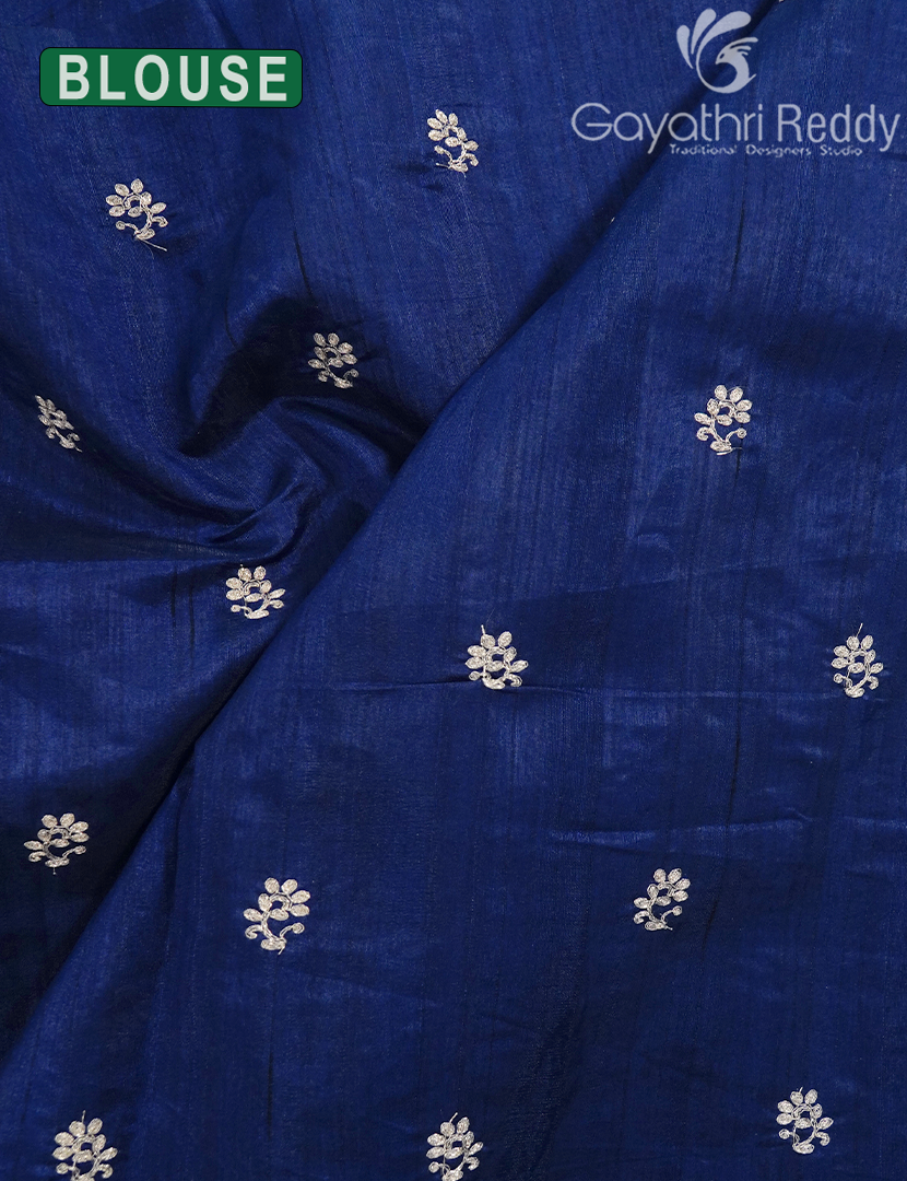 TUSSAR PITTA WORK SAREE-TPW9