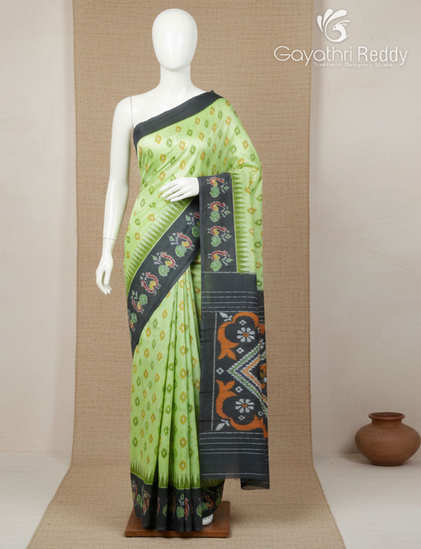 PURE IKKAT COTTON (H.L) SAREE-IKC1068
