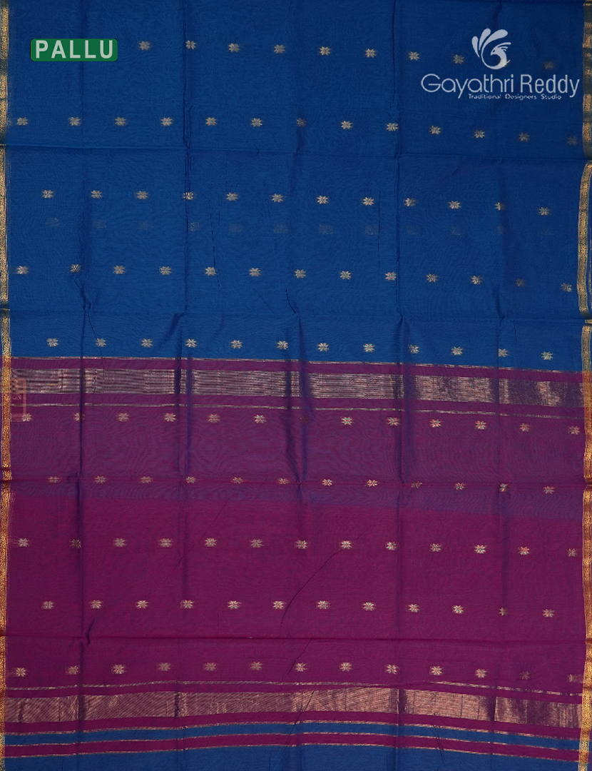 Sico Saree in Blue and Majenta