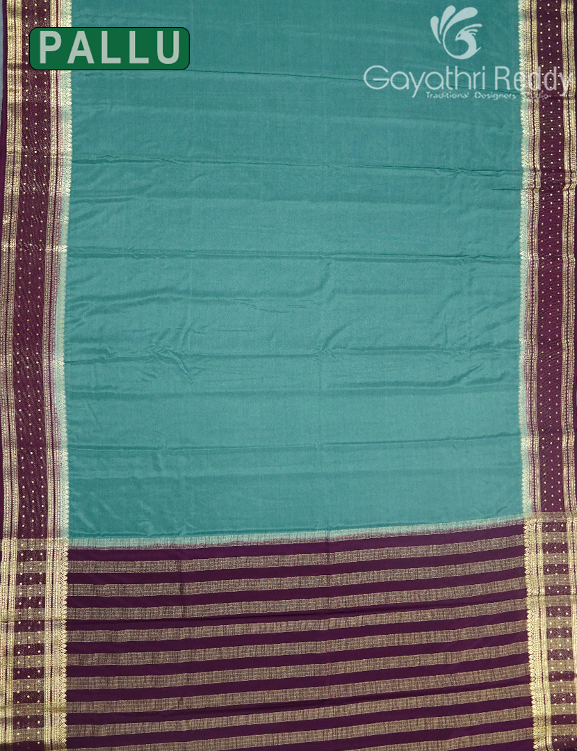 SEMI MYSORE CRAPE SAREE-SMC405