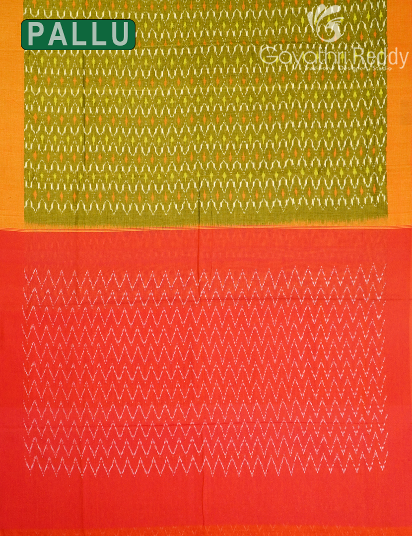 PURE IKKAT COTTON SAREE-IKC1092