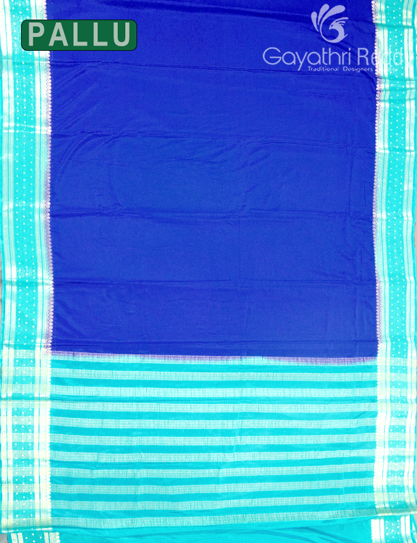 SEMI MYSORE CRAPE SAREE-SMC406