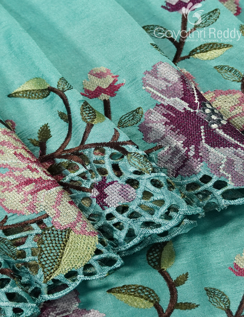 SEMI DUPION SILK SAREE-SDS95
