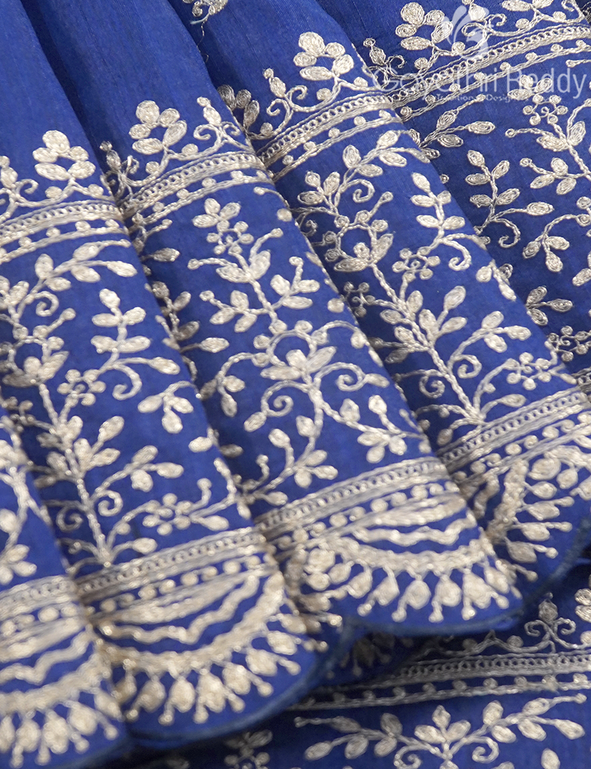 TUSSAR PITTA WORK SAREE-TPW9