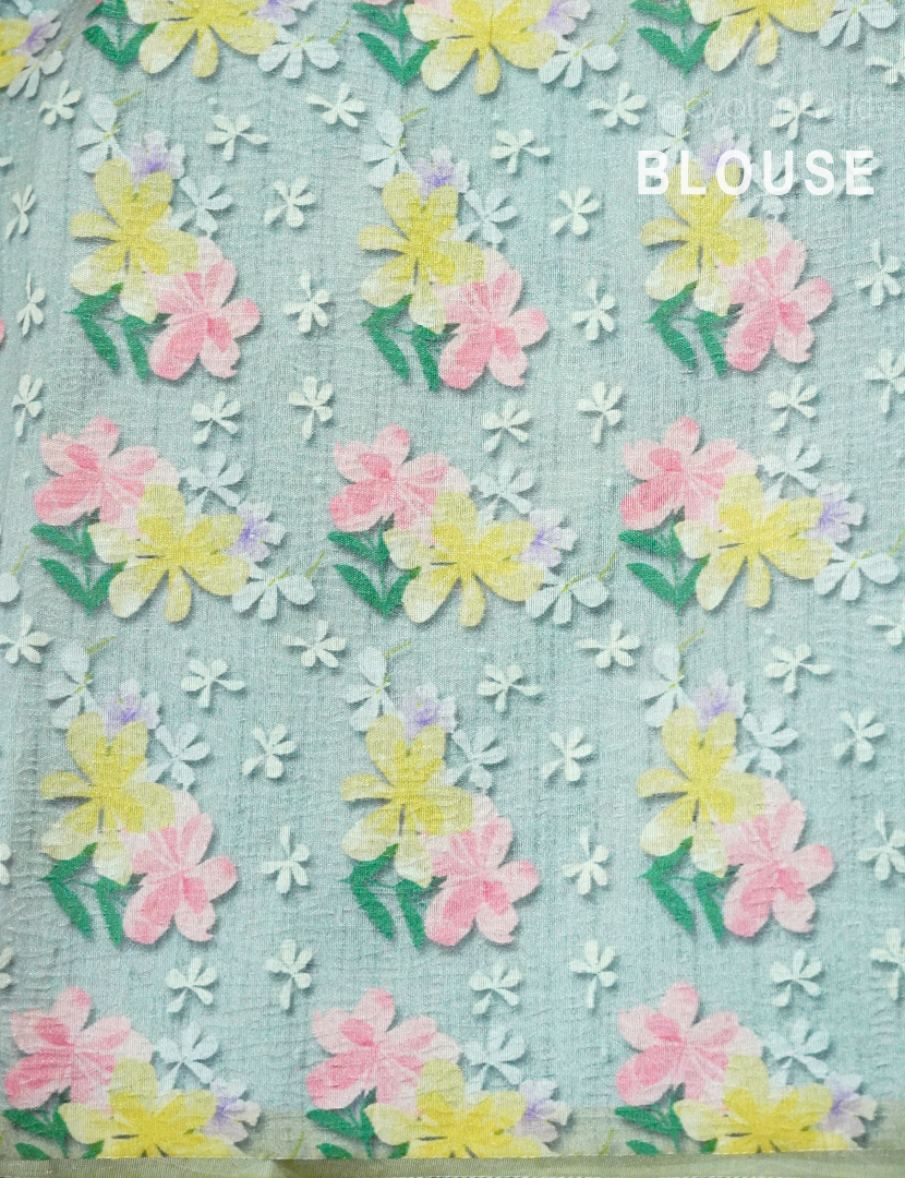 WRINKLE ORGANZA SAREE-OP576