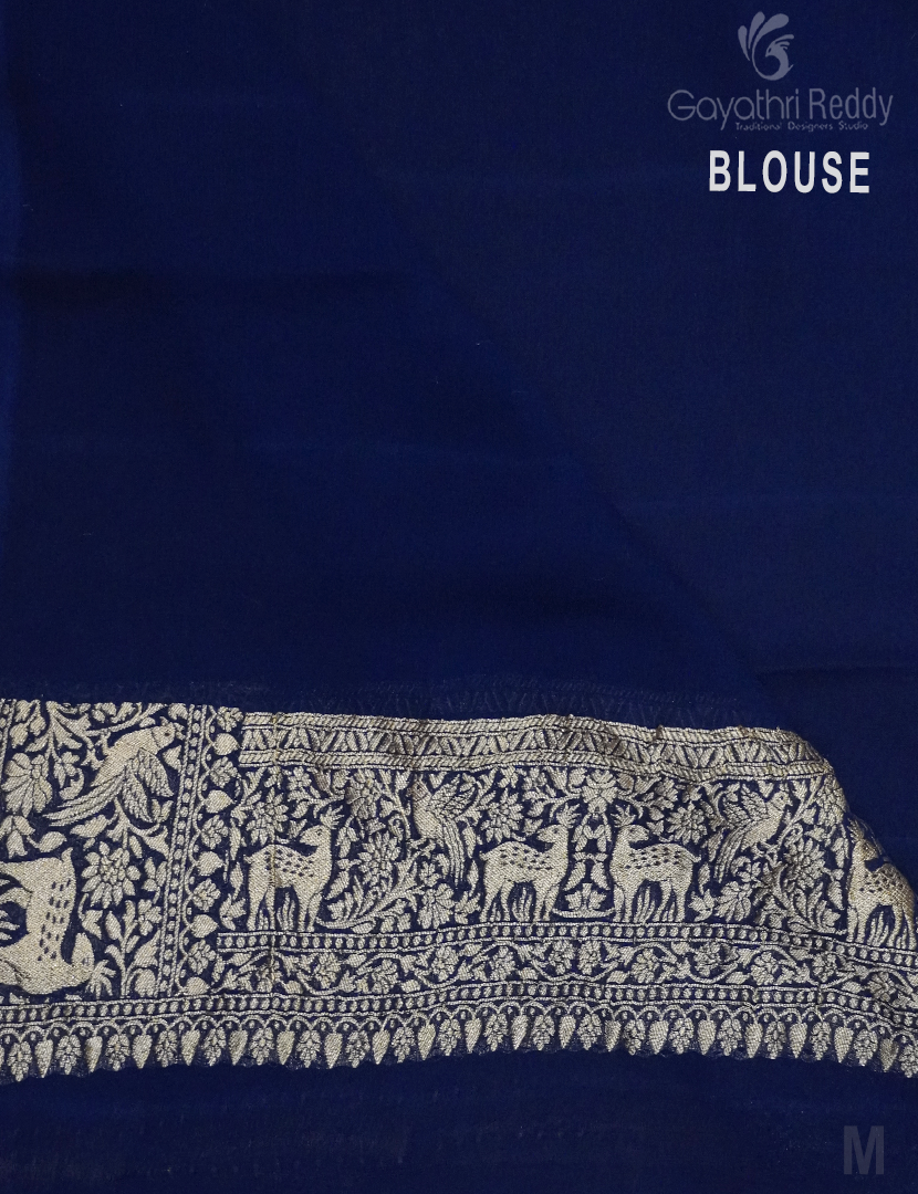 PURE BANARAS GEORGETTE KADDI-BG622