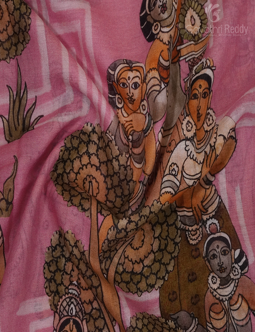COTTON PRINT SAREE-C668
