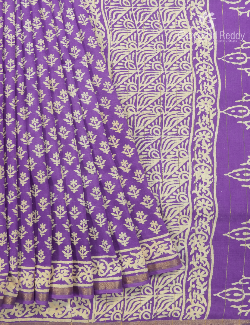 PURE CHANDERI SAREE-PCS673
