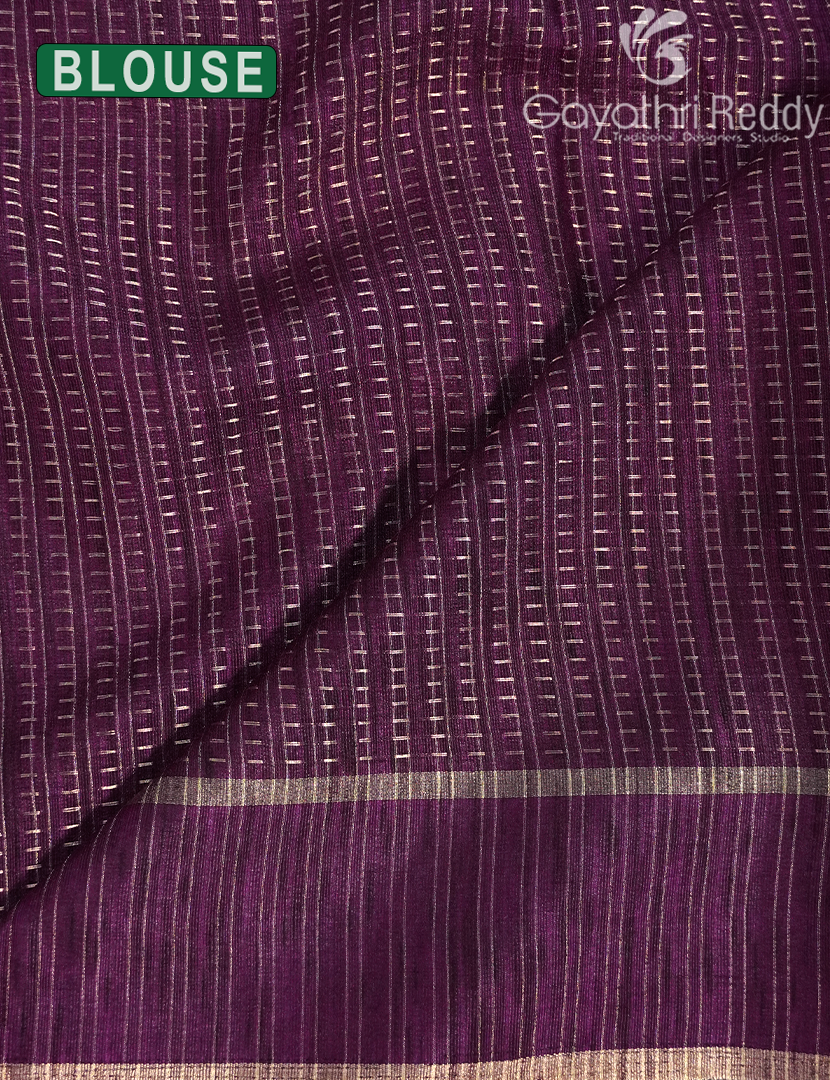 KHADI SILK WORK SAREE-KSW51