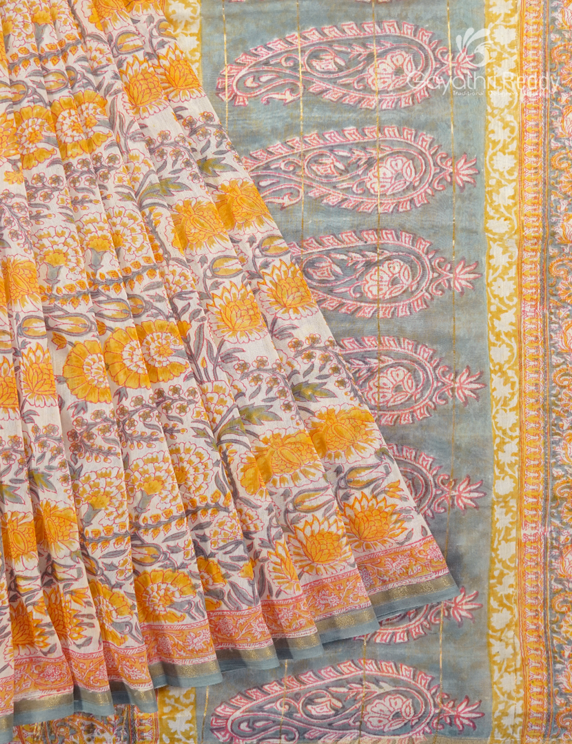 PURE CHANDERI SAREE-PCS674