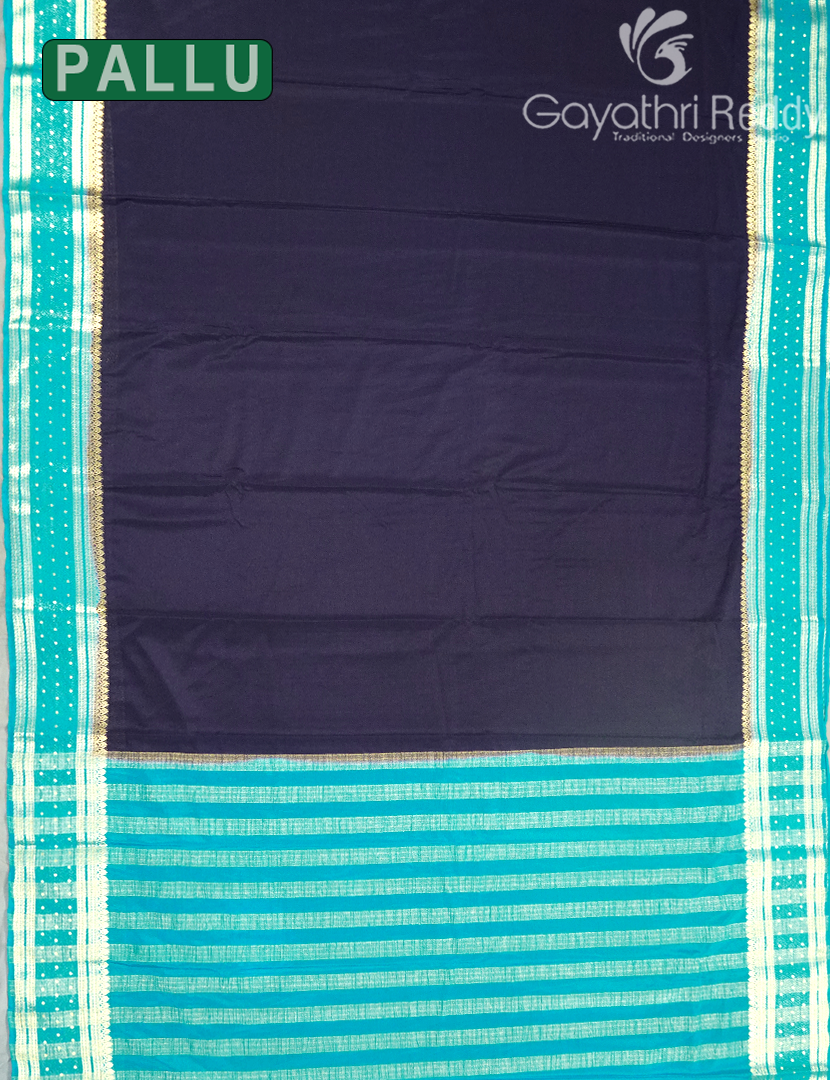 SEMI MYSORE CRAPE SAREE-SMC408