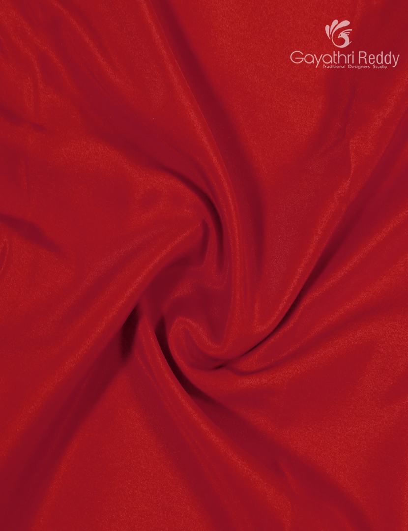 Pure Mysore Silk Saree in Rust Red