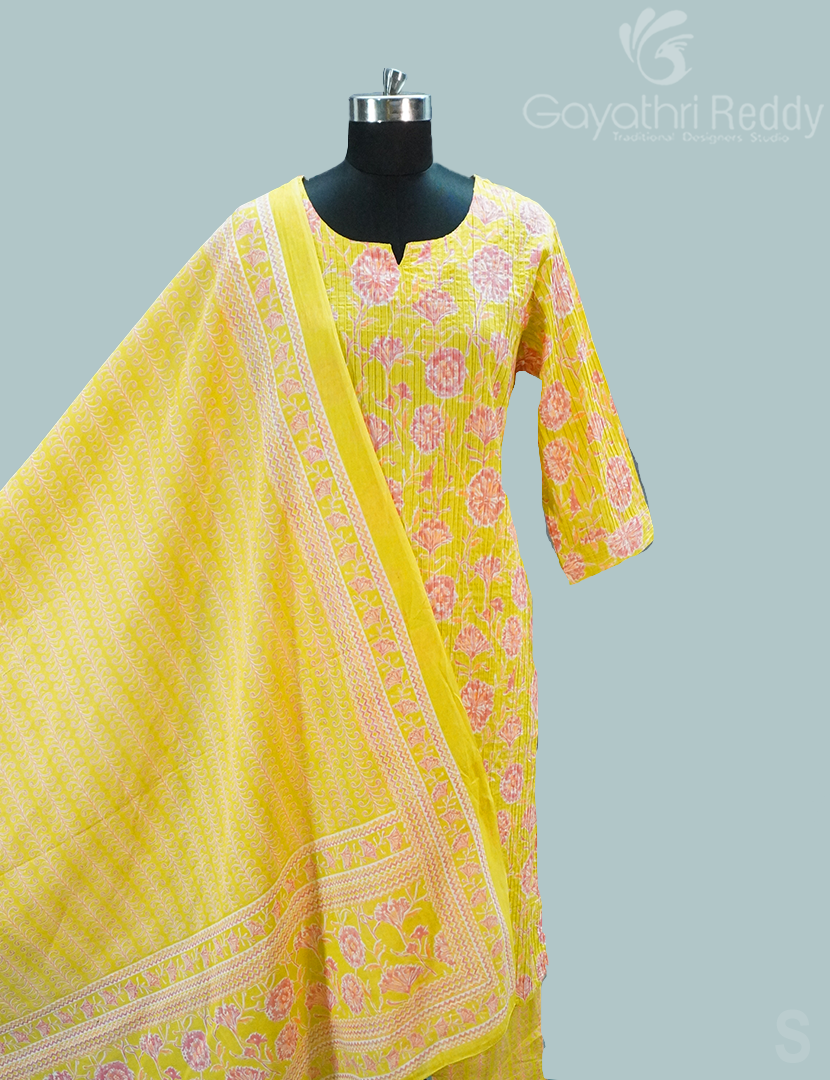 READYMADE DRESS SET(3PC)-KDS1149