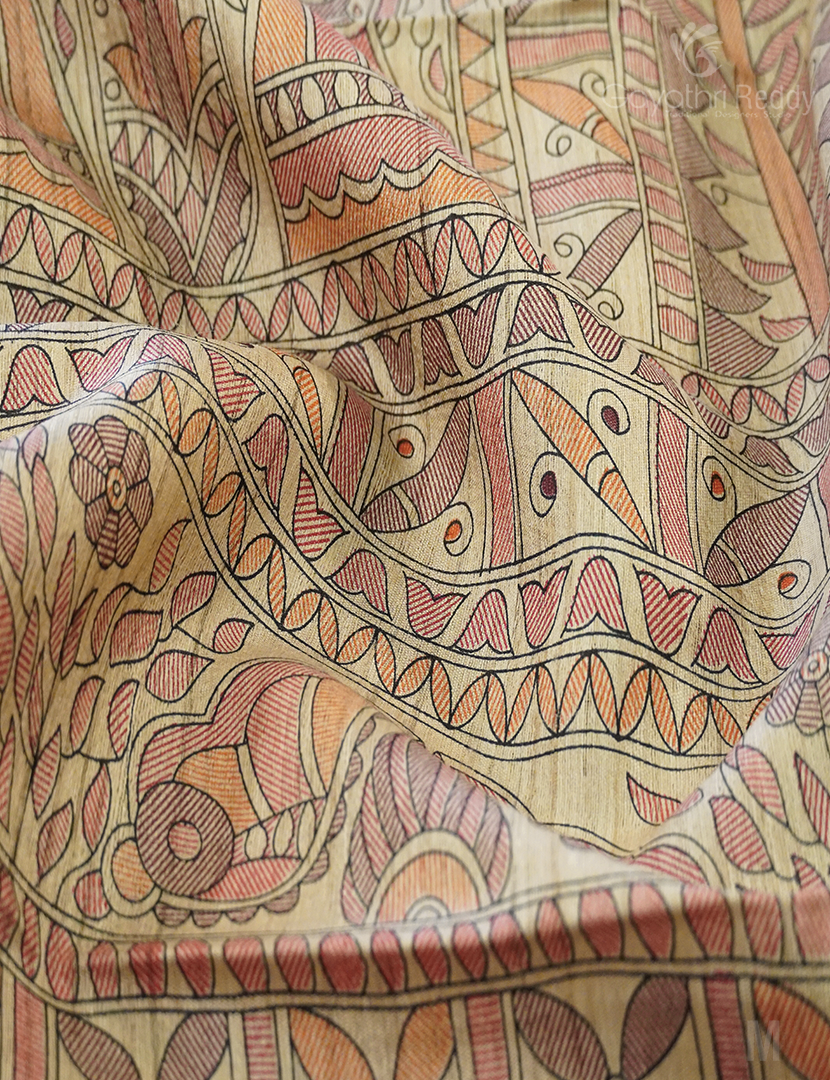 PURE DESI TUSSAR SILK-TS1321