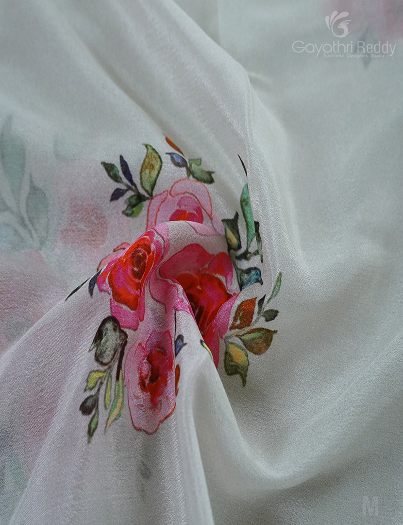 GEORGETTE PRINTED SAREE-PGP34