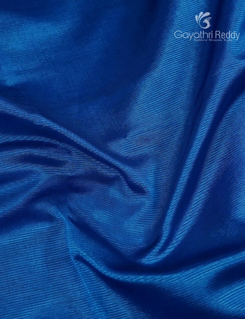 Mangalagiri Pattu Saree in Blue