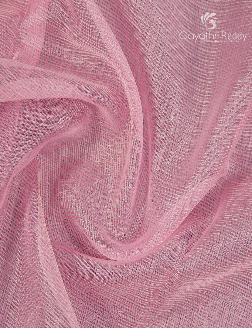 Kota Fancy Saree in Pastel Peach