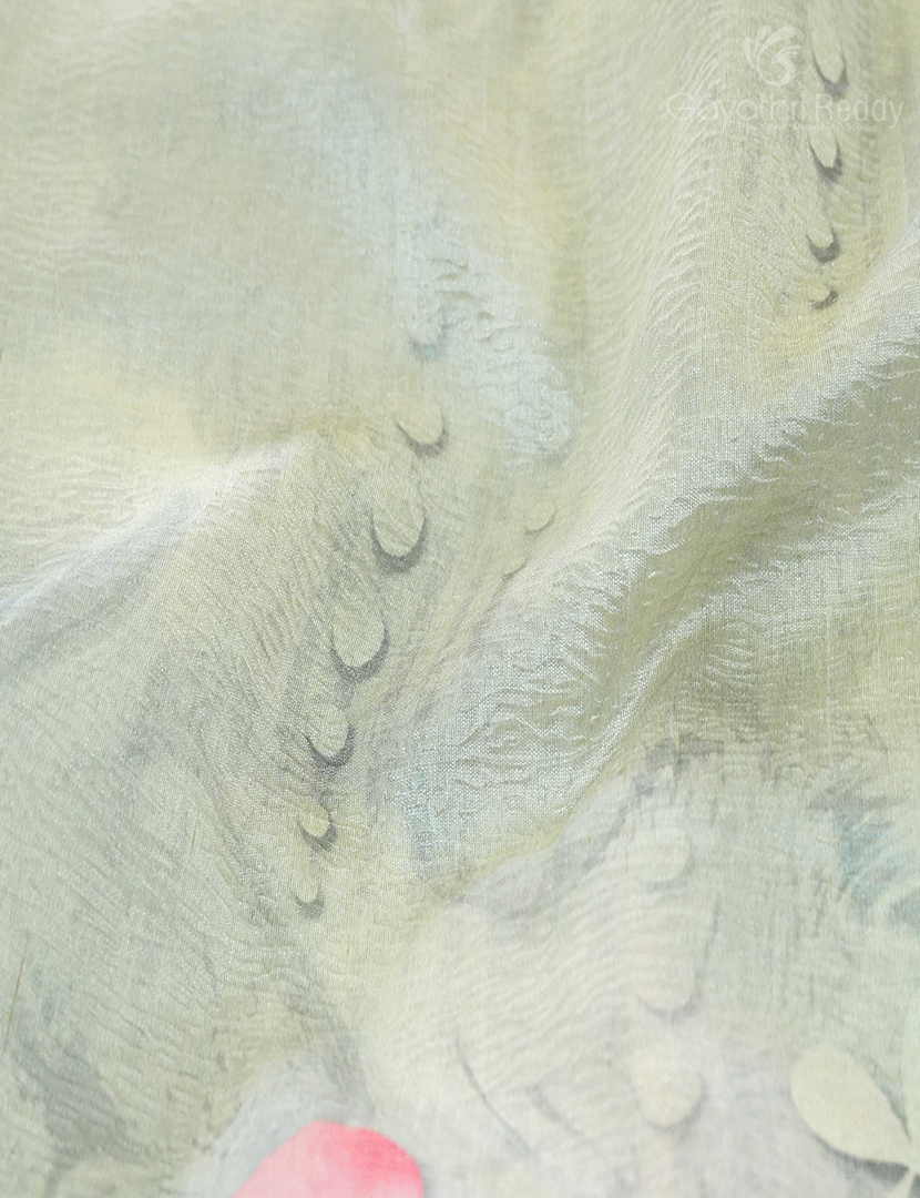 WRINKLE ORGANZA SAREE-OP576