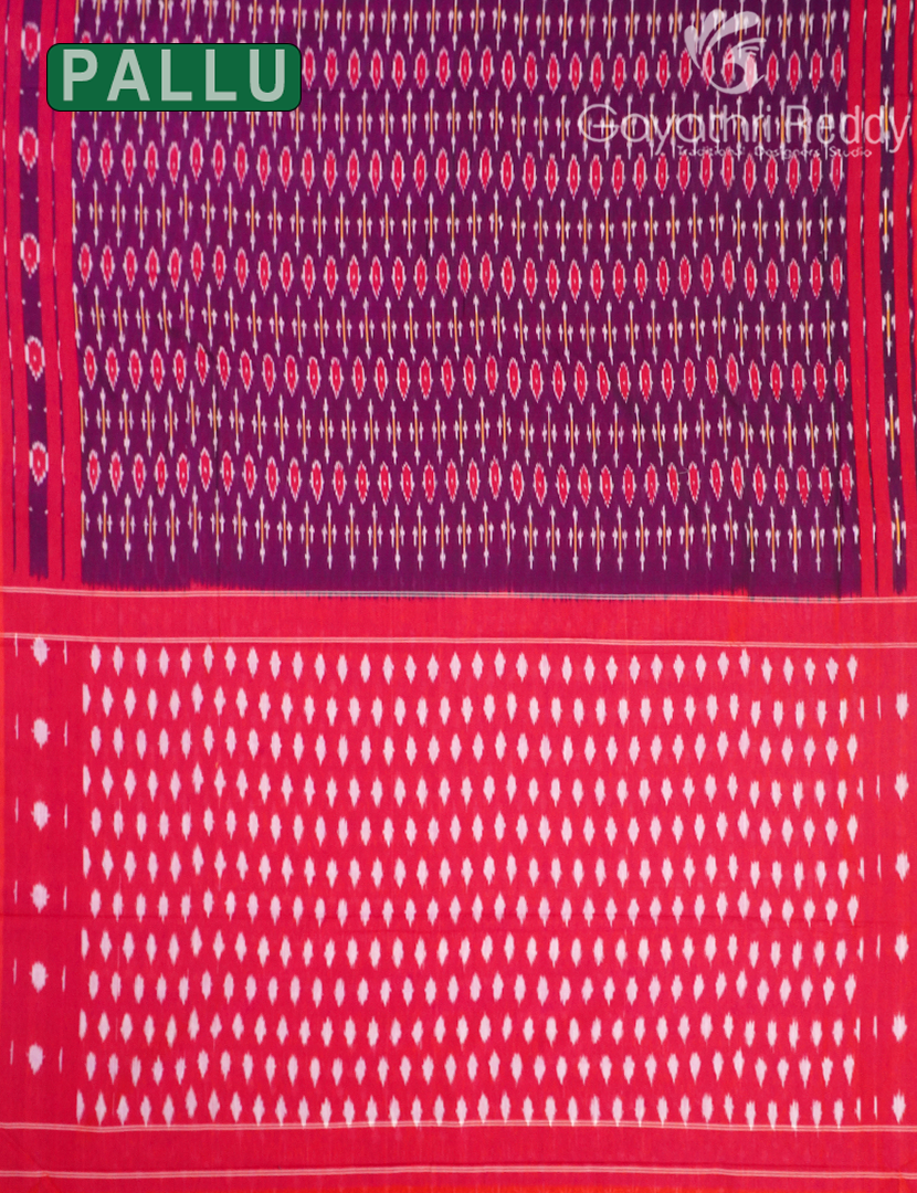 PURE IKKAT COTTON SAREE-IKC1096