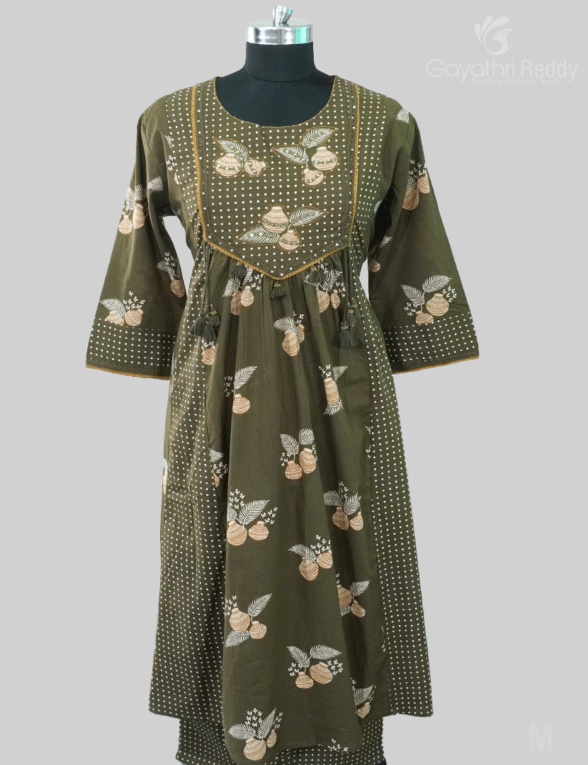 READYMADE DRESS SET(3PC)-KDS993