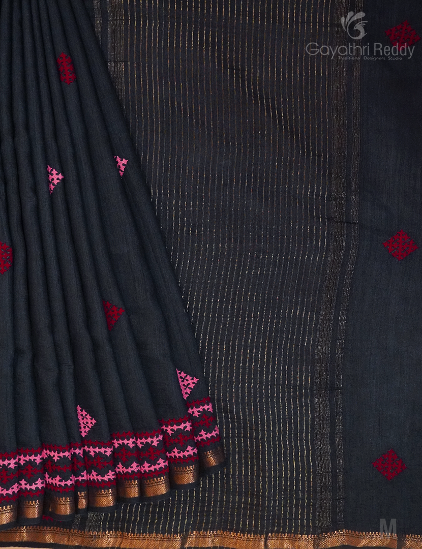 PURE DESI TUSSAR HAND WORK-TS1243