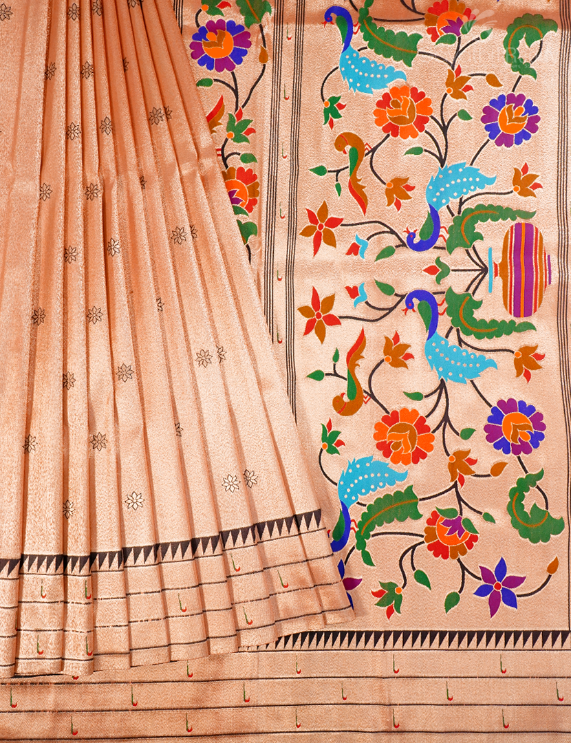 SEMI PAITHANI SAREE-SPS72