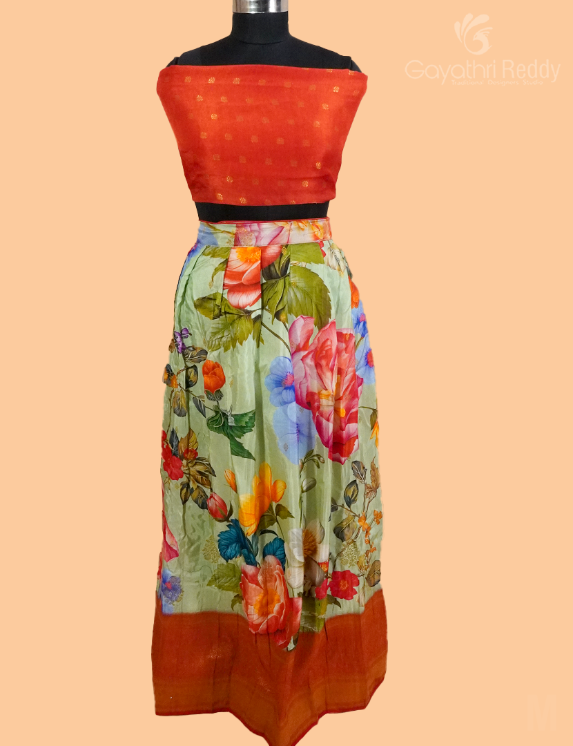 FANCY PRINTED LEHANGAS(FREE SIZE)-FL489