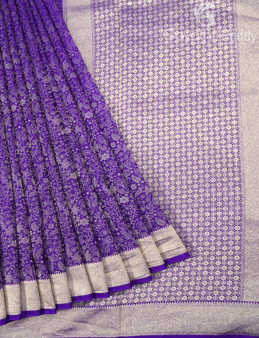 MYSORE CREPE BROCADE SAREE-MCB16