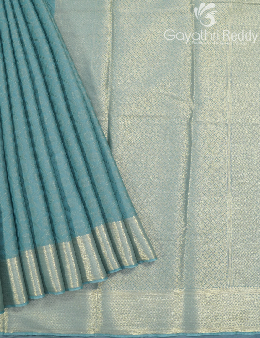 SEMI MYSORE CRAPE SAREE-SMC313