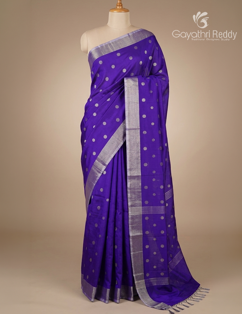 Pure Uppada Silk Saree in Violet