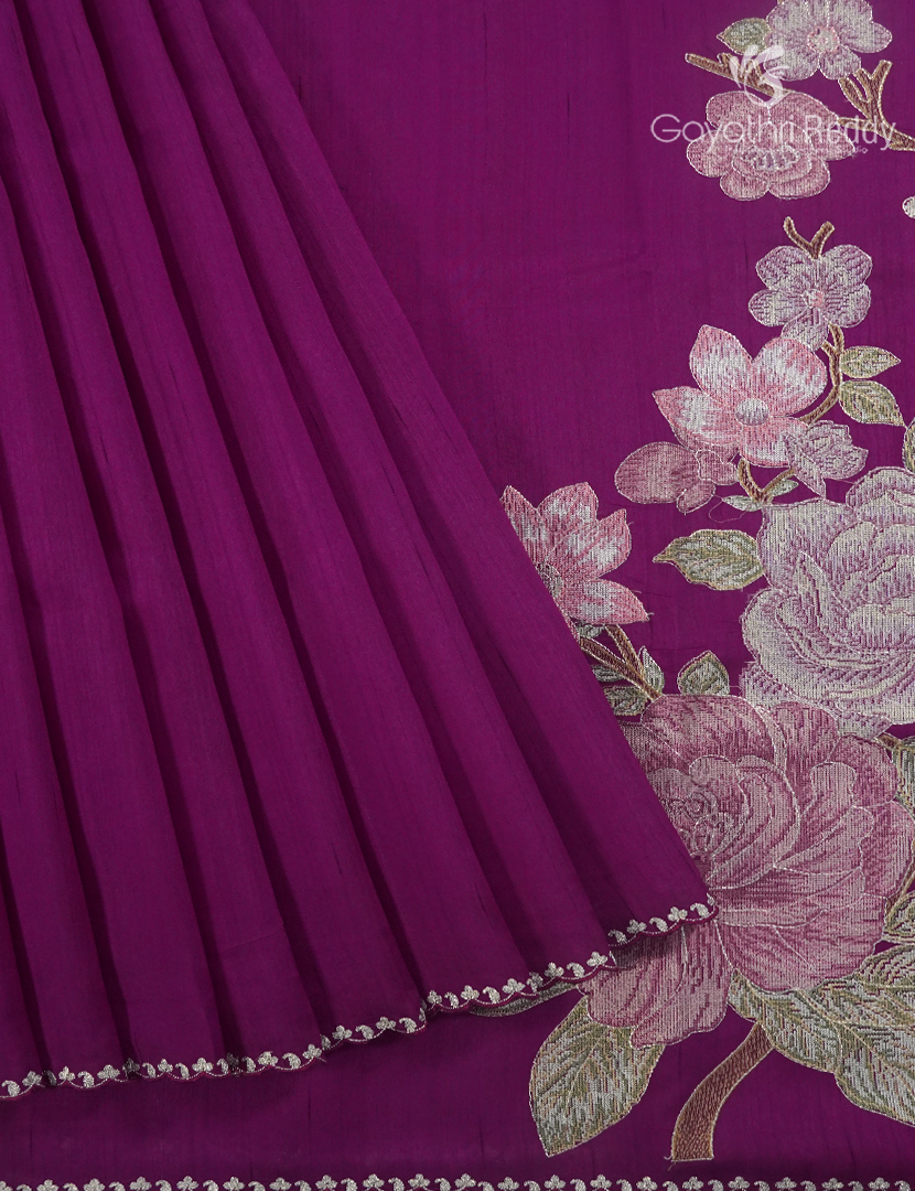 DUPION SILK FANCY SAREE -DSF37