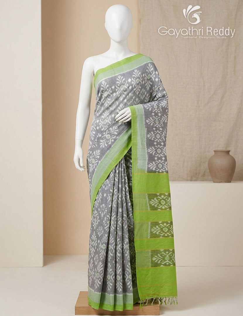 PURE IKKAT COTTON (H.L) SAREE-IKC1062