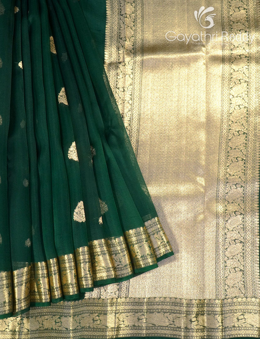 PURE BANARAS KORA SILK-BKS147