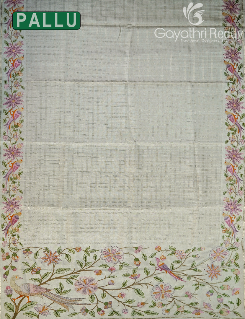 KHADI SILK WORK SAREE-KSW55