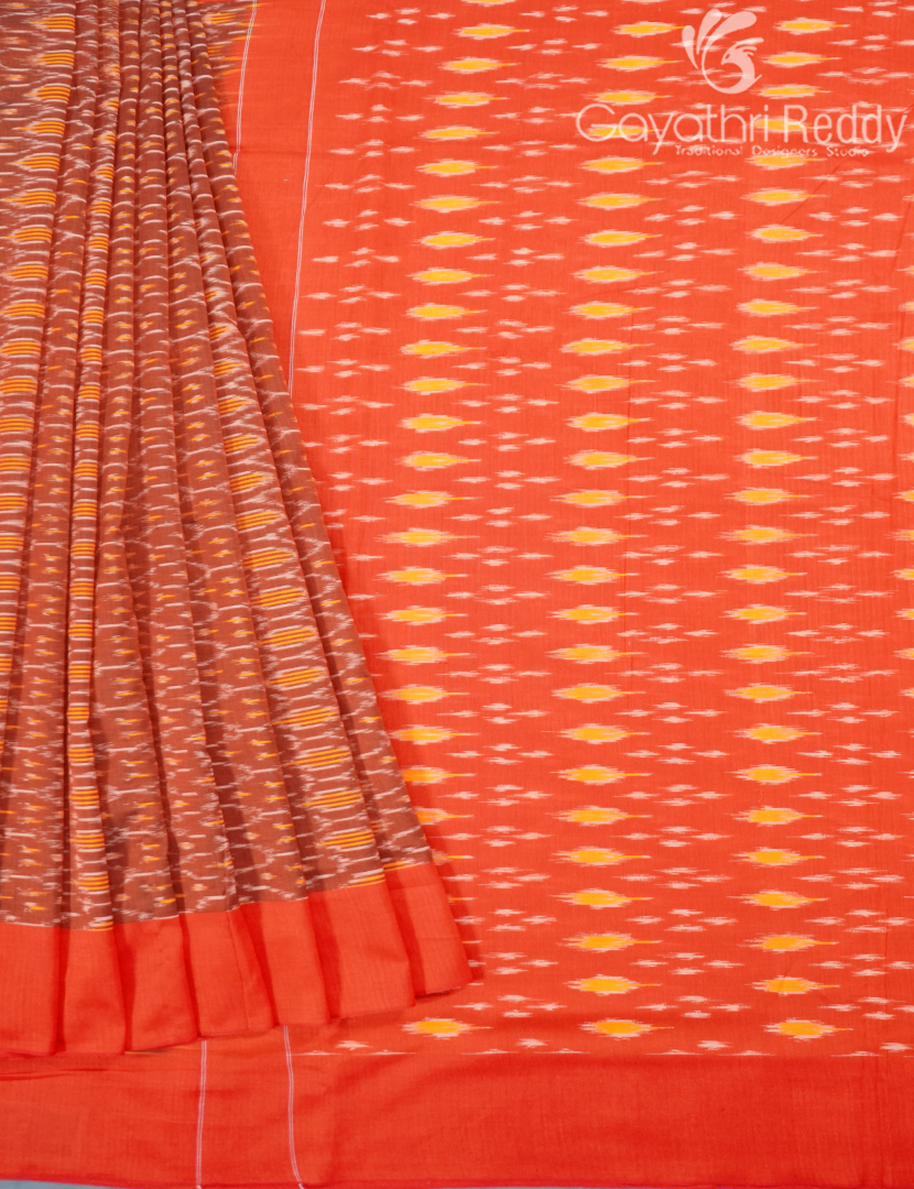 PURE IKKAT COTTON SAREE-IKC1099