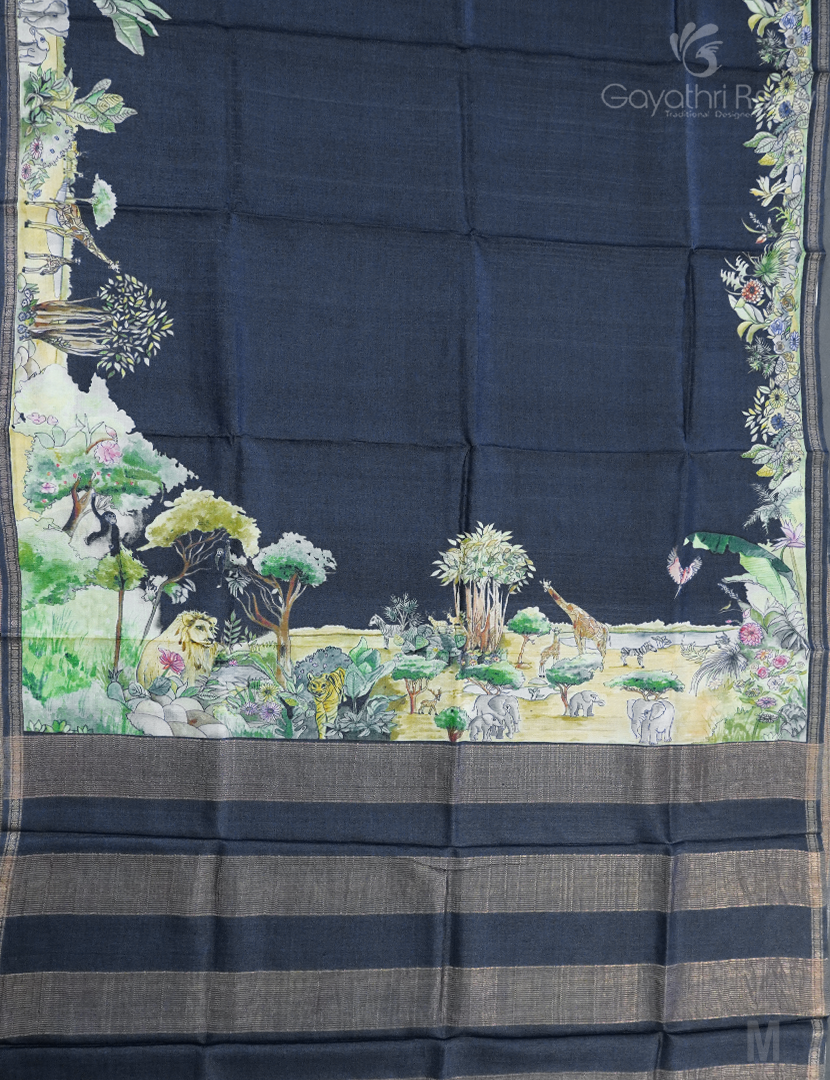 PURE DESI TUSSAR SILK-TS1390