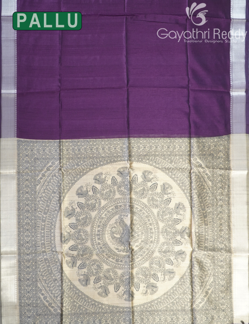SEMI TUSSAR SAREE-ST1162