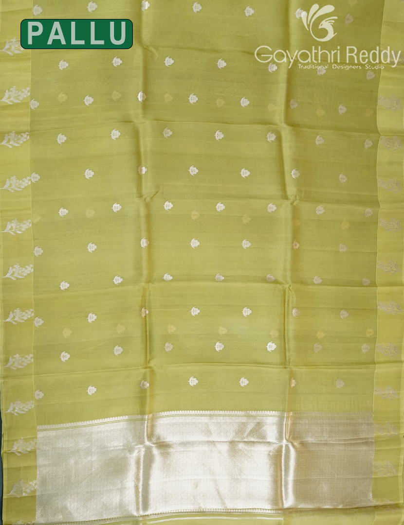 PURE BANARAS KORA SILK-BKS115
