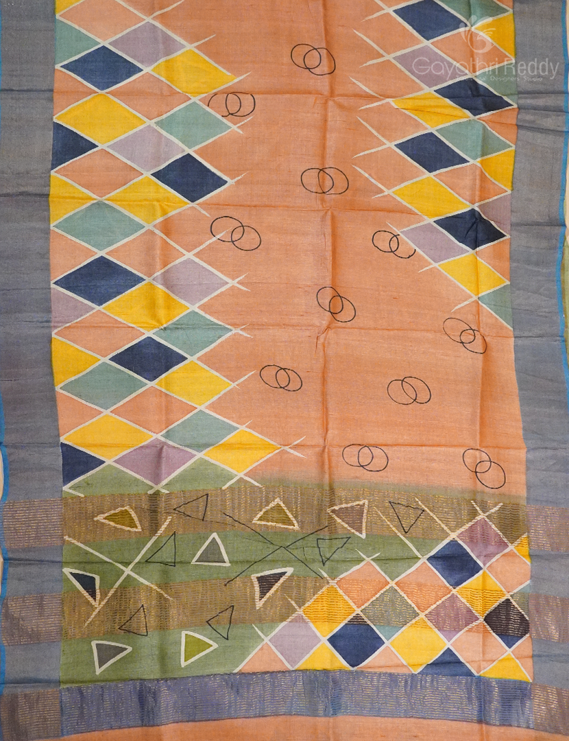 PURE DESI TUSSAR SILK-TS1280